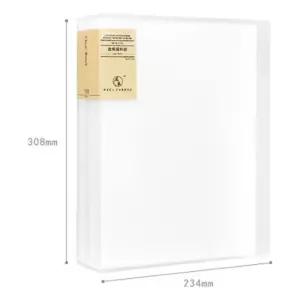 A4 투명 파일홀더 세트 8개입 100장 수납 가능한 서류철문서정리 바인더 포켓 다용도화일 자료함 문서철 고