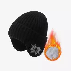 귀도리 눈꽃 기모 0713 3color LM 비니 겨울모자 겨울