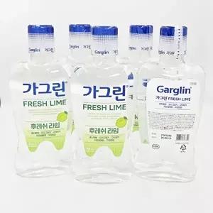 [동아제약]고품질 가그린 라임 구강청결제 750ml x 6개 +100ml 가그린라임 동아제약가그린 후레쉬라임 WFH