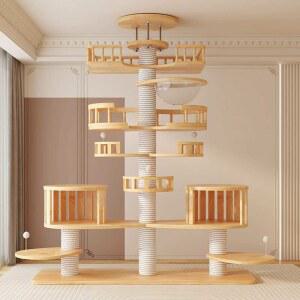 고양이 캣타워 캣폴 스크래쳐 터널 브릿지 층고 먼치킨 고양이놀이터 1 CAT 냥이 비고 세트 22 주문 캣선반