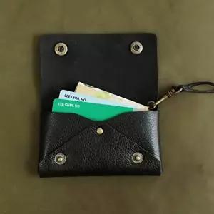 가죽 카드목걸이 명함 카드지갑-WFHWAZ0