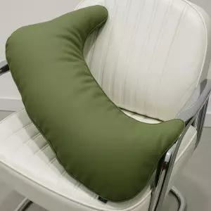 반달쿠션 네일샵 반영구 가죽 그레이 블랙 노트북 수유