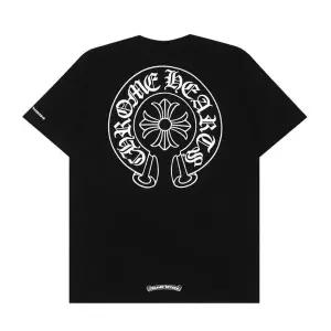 [크롬하츠] 홀스슈 로고 포켓 티셔츠 블랙