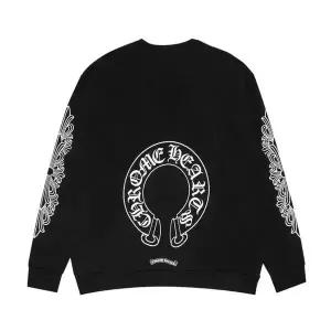 [크롬하츠] 홀스슈 로고 스웨트셔츠 블랙