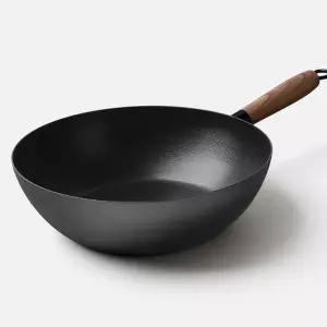 무쇠 웍 인덕션 논스틱 후라이팬 무쇠 궁중 팬 볶음용 주물 코팅 스테이크 프라이팬