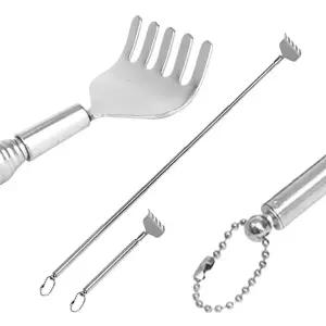 고품질 길이조절 스텐 안테나 효자손 늘어나는 등긁게 50cm 놋그릇 소코뚜레 소뚜레 복조리 등긁개 WFHW1O