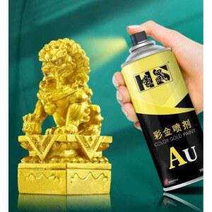 금색 도금 스프레이 도료 모금 1병 다용도 분말 낱개입 그레이 1 예술 350 사이즈 45L 스몰 소량 도색용