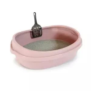 s 펫투비 푸르미 고양이 화장실 인디핑크 대형 반려묘