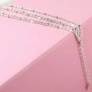 92.5 백일선물 5줄 레이어드 포인트 E 여름 실버 기본 FW903A8F16