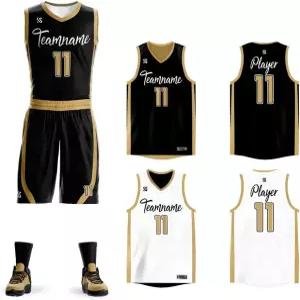 커스텀 남성 청소년 리버서블 농구 유니폼 프린트 개인화된 이름 번호 운동복 빅 사이즈
