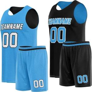 맞춤형 리버서블 농구 유니폼 세트-저지 청소년 남성용 반바지 개인 맞춤 로고 이름 번호 포함