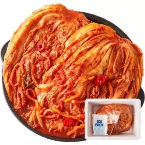 완찬 시원한 배추김치 아이스박스 포장