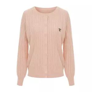 [샐리] 리본자수꽈배기가디건_I6A-CCA010