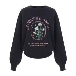 [샐리] 컬러플라워프린팅맨투맨_I6A-ITS010