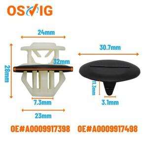 OE  A 0009917498 메르세데스 호환-벤츠 호환 CECLSS-클래스 바디 사이드 하부 가드 스커트용 나일론 고정