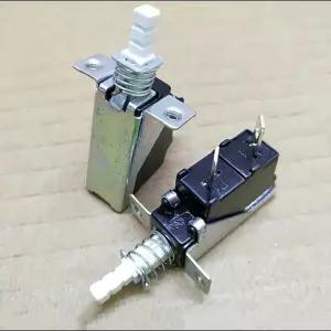 호환  히터 기어 스위치 10A 250V AC SPST 2 핀 푸시 버튼 전원 스위치 KDC-A04-88 KDC-A04 잠금 이후