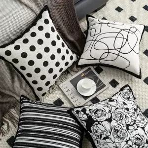 빅무드 모던 클래식 인테리어 소파쿠션 쿠션커버