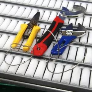 ( )키링부자재 와이어링 링키링 키체인 300mm 열쇠고리링 와이어키링