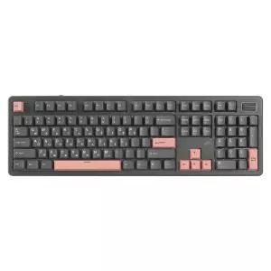 지클릭커 제주WK107 1K 파도스위치 풀윤활 무선 블루투스 기계식 키보드 머큐리 핑크 용암빨강축