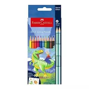 고품질 파버 스페셜 에디션 공룡 색연필 12색 화방 사인펜 색칠 미술용품 신학기 학습준비물 WFHYC3H