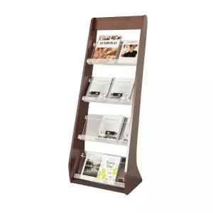 잡지꽂이 거치대 매거진 원목 홍보물 꽂이 진열대