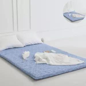 구스이불 더크린 바닥요매트 블루 더블2인용(요커버/요솜