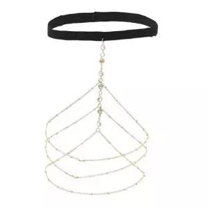 [라일리쥬얼리] Rly 허벅지 체인 초커 2종세트 파티 무대의상 패션