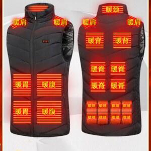 스위스밀리터리 남성용 온열패딩조끼 17구역 보온패딩 프리미엄 빅사이즈 패딩조끼 발열조끼