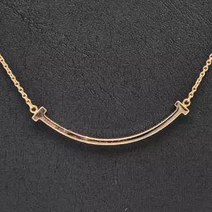 [중고명품] 티파니 T 스마일 목걸이 스몰 L249567