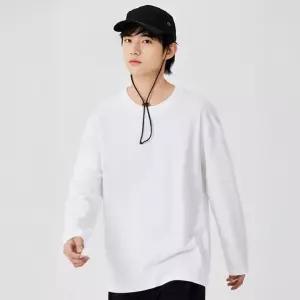 무지 여자 티셔츠 남자 단체티 커스텀 빅사이즈 롱슬리브 면티 기본 긴팔 두꺼운 16수