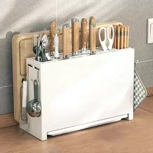 도마 케이스 칼꽂이 수저통 보관함 칼도마거치대