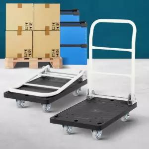 이동바퀴 끌차 밀차 핸들카 검정사각대차국산인라인소