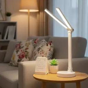 [서울산업]자광 아이케어스탠드 LED 독서등 책상조명 탁상램프 스마트폰거치대 (45270493)