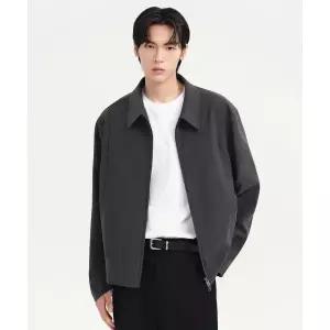 무신사 스탠다드 브러쉬드 릴렉스드 미니멀 재킷 [건메탈] MMEJJ5C07-GT 339598