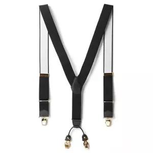 남친룩필수템 정장멜빵 남성정장서스펜더 블랙골드