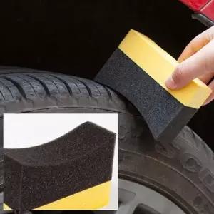차량용 타이어 광택 스펀지 패드 세차 관리 도구 용품 타이어광택 자동차세차 세차스펀지