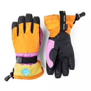 헤스트라 어린이 유아 방한 썰매 스키 장갑 오렌지 4 BNA