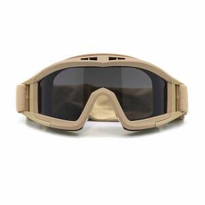 ESS 서바이벌 방풍 고글 lameda 블랙 전술선글라스 라이딩 녹색 군인 미러