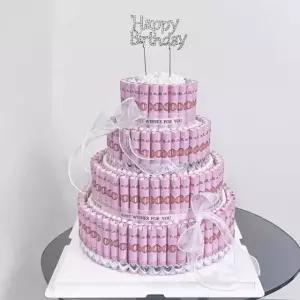 투명 케이크 상자 90개 선물 크리스마스 사각 대형 답례품 생일