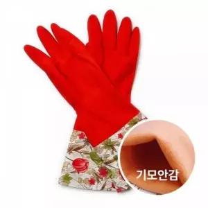 기모 다용도 고무장갑 겨울용 세차 김장 장갑 10개 상하이