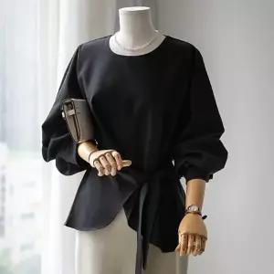 (안나앤플러스) 샌디 스트랩 핀턱 블라우스[셔츠DNB16] 빅사이즈