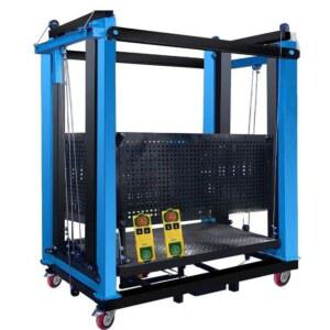 고소 작업대 리프트 작업 모터 하중750KG 전기 화물승강기 2m 스태커