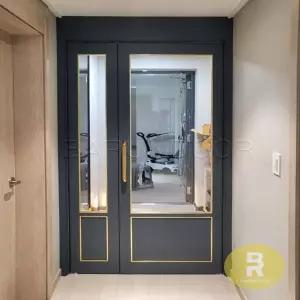 45번 비대칭양개스윙중문 고시형 어반블루 투명강화유리