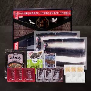 [맛딜] 국내산 자포니카 민물장어 4~5인 선물세트 (손질후 1480g내외/생강채+소스+명이나물+장어탕 등 포함