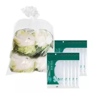 롯데이라이프 126VXK74 김장봉투 45x70 소형 20매 배추5포기 질긴비닐 김장비닐봉투