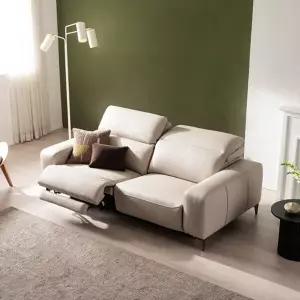 시트앤모어 브루노 이태리 세미아닐린 가죽 전동 리클라이너 3인소파 KC4133