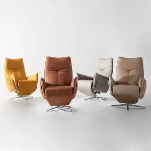 시트앤모어 리오넬 천연면피 2모터 전동1인 리클라이너 릴렉스체어소파 BJ5503