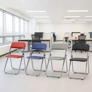 (무료배송) 사무실 손님용 보조 카페 식탁 교회 학원행사 접의식의자 체어1+1 BJ3343