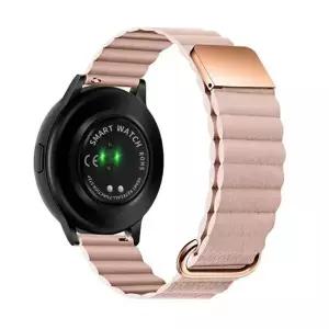 갤럭시워치FE 반버튼 자석식 가죽밴드 스트랩 시계줄-WFI2AAK