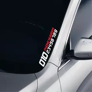 차량 주차 핸드폰번호 스티커 인테리어 DIY 심플 장식